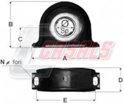 CASALS ST27 - SOPORTE TRANSMISION 55X17X73X200