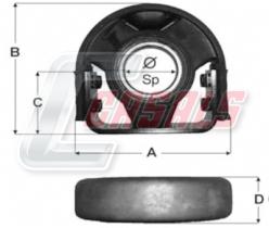 CASALS ST60 - SOPORTE TRANSMISION 70X20X90.5