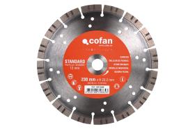 Cofan 10270230 - DISCO DIAMANTE CANTERO STANDARD H-12MM, 230MM