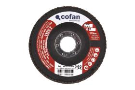 Cofan 1032115120 - DISCO BASIC LAMINADO PLANO 115 MM. G-120 ZIRCONIO