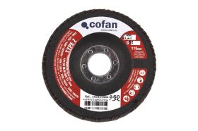 Cofan 1032115120 - DISCO BASIC LAMINADO PLANO 115 MM. G-120 ZIRCONIO