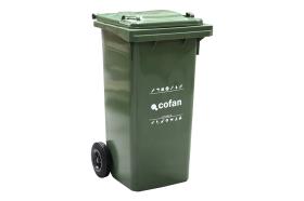 Cofan 21201501 - CONTENEDOR 2 RUEDAS 120 LITROS COLOR VERDE