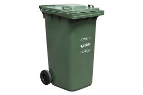 Cofan 21201521 - CONTENEDOR 2 RUEDAS 240LT COLOR VERDE