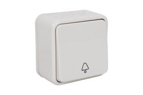 Cofan 51001212 - PULSADOR CAMPANA SUPERFICIE MODELO ATLANTIS 10A BLANCO