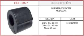 CASALS 6977 - SILENTBLOCK NISSAN 26X45X45