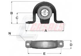 CASALS ST75 - SOPORTE MERCEDES SPRINTER VW