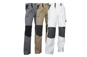 Cofan 1100200638 - PANTALON TRABAJO "LENOIR" 280GMS/M BEIGE-NEGRO T-38