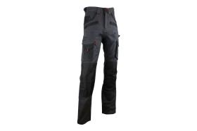 Cofan 1100204140 - PANTALON TRABAJO MULTIB. "CARLSON" 300GMS/M GRIS-NEGRO T-40