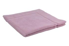 Cofan 41004631 - ALFOMBRA BAÑO ROSA CLARO GR.1000  MODELO FLOR 60X60 CM