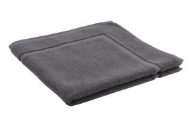 Cofan 41004694 - ALFOMBRA BAÑO GRIS ANTRACITA GR.1000 MODELO PIEDRA 60X60CM