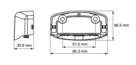 ATRESSA ILUMINACION LM010300 - LUZ MATRÍCULA LED 12V/24V