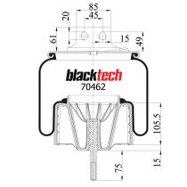 Black Tech RML70462CP - FUELLE SUSP.TRASERA  IVECO STRALIS  DEL. IZQ.