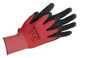 Cofan 1100027410 - GUANTE IMPREGNADO SANDY COATED ROJO/NEGRO TALLA 10