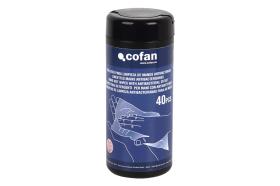 Cofan 15000081 - TOALLITAS PARA LIMPIEZA DE MANOS ANTIBACTERIAS 40UDS