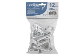 Cofan 41600375 - PINZAS SUJETAMANTELES 12 UDS