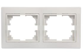 Cofan 51001362 - MARCO 2 ELEMENTOS HORIZONTAL BLANCO