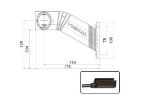 ATRESSA ILUMINACION LP010800 - LUZ POSICIÓN GOMA LED IZQUIERDO ROJO/AMBAR/INCOLORO 12/24V C