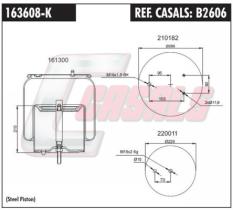 CASALS B2606 - SUSP. NEUMÁTICA PISTÓN METÁLICO