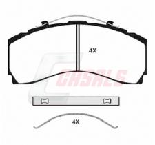 CASALS BKM246 - KIT PASTILLAS FRENO DELANT.SM7 PROTEC S