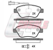 CASALS BKM705 - KIT PASTILLAS DE FRENO WVA.23705