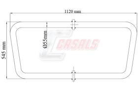 CASALS E1122 - BARRA ESTABILIZADORA MAN TRASERA