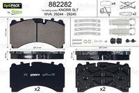 VALEO 882282 - J.PASTILLA DE FRENO  OPTIPACK TRASERO