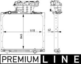 Mahle CR770000P - RADIADOR