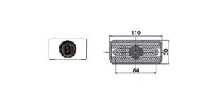 ATRESSA ILUMINACION LL010312 - LUZ POSICION LATERAL LED 12V 4 LEDS