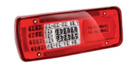 ATRESSA ILUMINACION PT020400 - PILOTO LED SCANIA IZQUIERDO 24V  CON LUZ MATRÍCULA CONECTOR