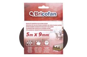 Cofan 15000064 - BURLETE ADHESIVO GOMA EPDM 5MX9MM