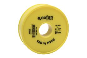 Cofan 10390037 - ROLLO 50 MTS CINTA PTFE DE 19MM X 0,10MM