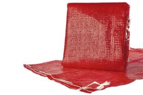 Cofan 10391077 - PACK DE 10 SACOS DE POLYMESH 55X83 CM ROJO CON PASADOR