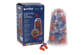 Cofan 11000380BL - BLISTER 10 TAPONES (5 PAR) OIDOS C/CUERDA PU SNR36