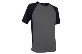 Cofan 11002063L - CAMISETA TRANSPIRABLE "PILOTE" GRIS-NEGRA 160G/M2 T-L