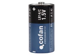 Cofan 50002002U - BLÍSTER DE 2 PILAS ALCALINAS LR14/C VENTA UNITARIA