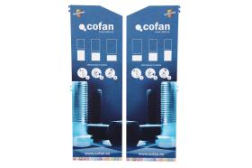 Cofan 21001132 - LATERALES PARA EXPOSITOR GONDOLA 400 X 1450 CM (2 PIEZAS)