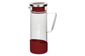 Cofan 41001740 - JARRA BOROSILICATO MODELO TROPICAL ROJO 1300ML