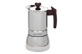 Cofan 41010001 - CAFETERA CONSTANZA 6 TAZAS ACERO INOX