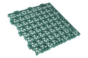 Cofan 41007000 - SET DE 4 UDS. LOSETA ALVEOLADA VERDE DE PVC 33 X 33 X 2 CM