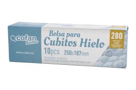 Cofan 41605162 - BOLSAS PARA CUBITOS DE HIELO 25X18,7 10 UDS.