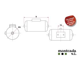Montcada TA20601003783 - CALDERIN ALUMINIO 10 LT. D. 206X378