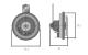 ATRESSA ILUMINACION 5800G12 - BOCINA PL.SONIDO GV.12V 103 DB