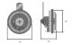 ATRESSA ILUMINACION 5802A48 - BOCINA PLT. S. AGUDO 48V 112DB