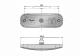 ATRESSA ILUMINACION 71344 - LUZ DE POSICION INCOLORO 12V-3M RECT-C.DOB.RAPIDO