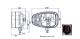 ATRESSA ILUMINACION FA000500 - FARO H4 IZQUIERDO 24V LUZ RUTA/CRUCE/POSICION/INTERMITENTE T