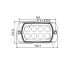 ATRESSA ILUMINACION RV050650 - LUZ DESTELLOS LED 12/24V AZUL